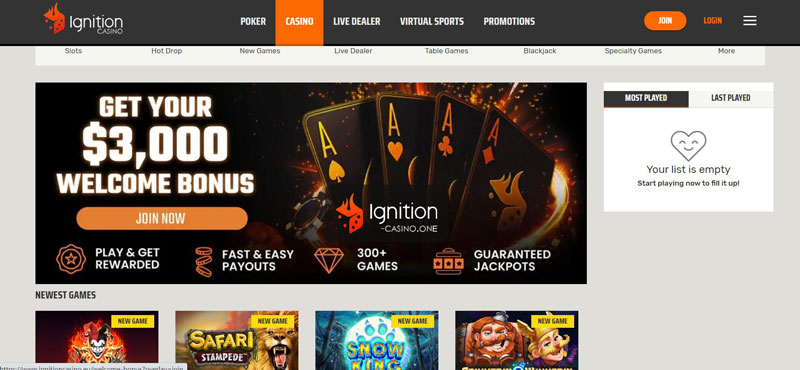 Bonuses and Offers Ignition Casino